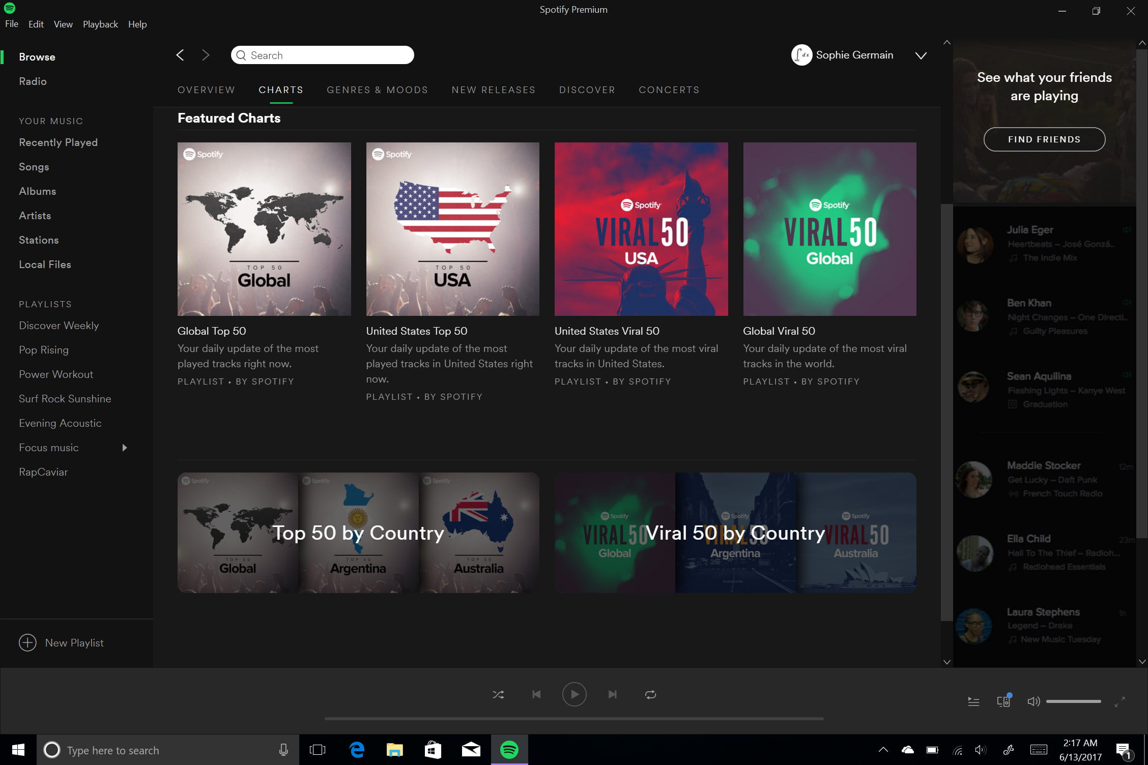 Mobile App Retail Store Works With Spotify